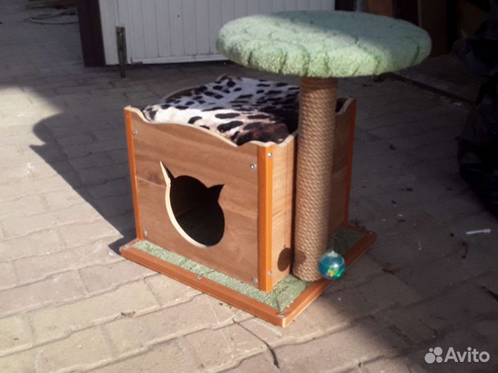 Когтеточка,домик для кошки, лежанки