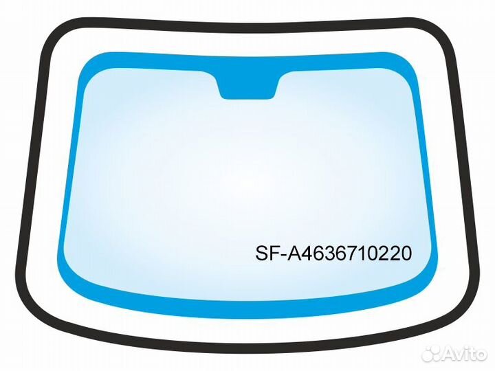 Молдинг лобового стекла (Уплотнительная резинка) M