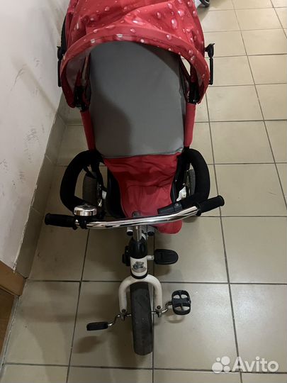 Велосипед коляска с ручкой