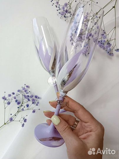 Свадебные бокалы, свадебные наборы