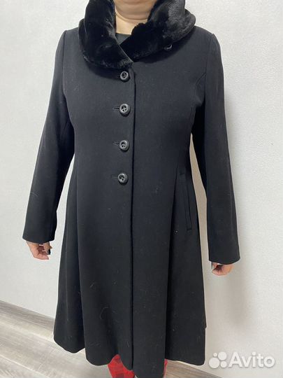 Пальто женское 50 52 черное