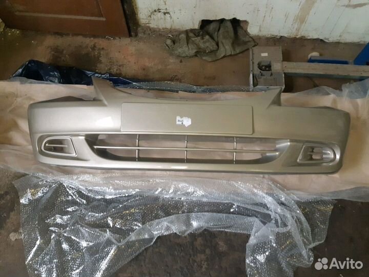 Бампер передний бежевый Hyundai Accent Тагаз