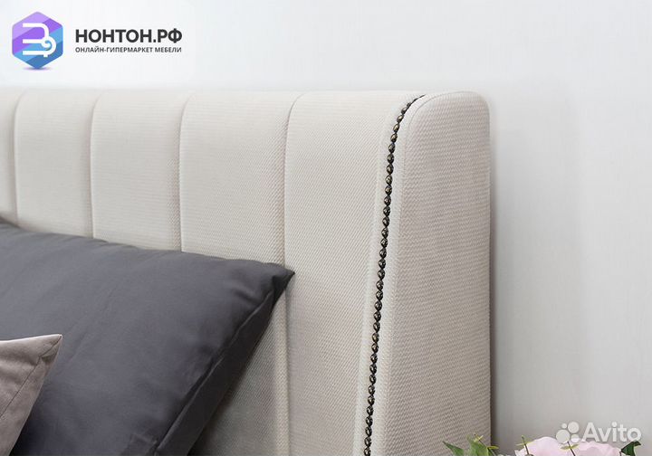 Кровать Мелисса светло-бежевая