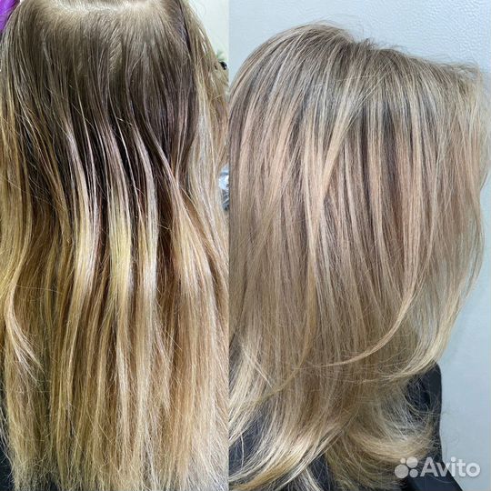 Окрашивание волос,AirTouch,мелирование,totalблонд