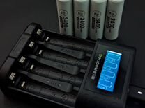 Аккумуляторные батарейки пальчиковые аа с зарядкой