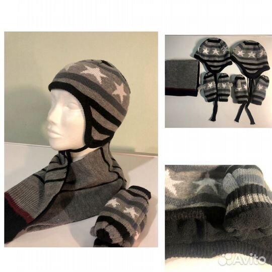 Качественные, фирменные шапки, шарфы, перчатки для
