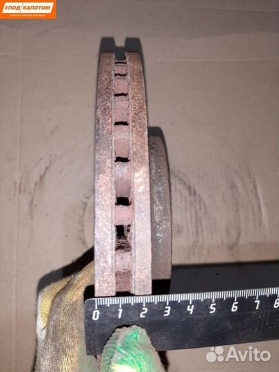 Диск тормозной передний Opel Astra J (2009 - 2012)