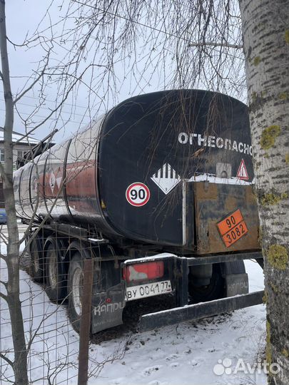 Полуприцеп бортовой Schwarzmuller трехосный бортовой с платформой, 2000