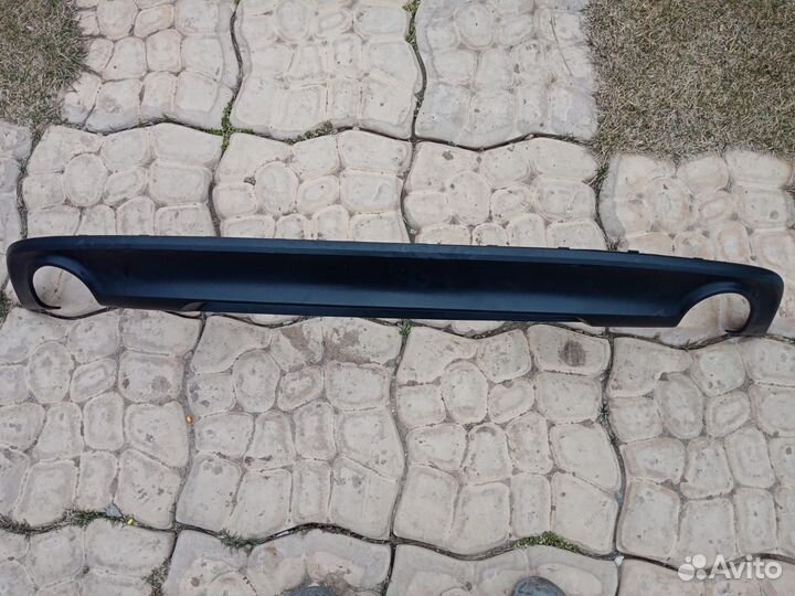 Накладка заднего бампера volvo s60 3 насадки