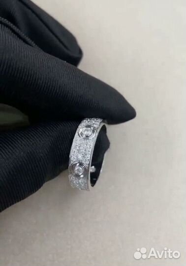 Золотое кольцо Cartier 1.26 ct 7.69 гр