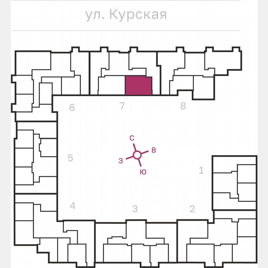 2-к. квартира, 58,9 м², 7/10 эт.