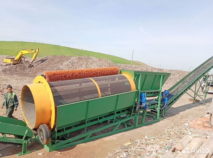 Сортировочный комплекс на базе барабанного грохота