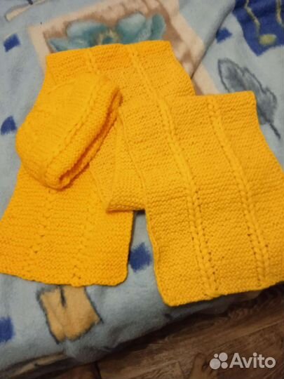 Комплект шапка и шарф