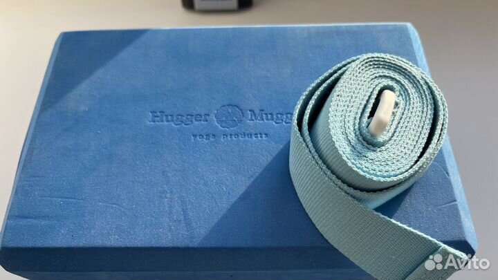 Блок и ремень для занятий йогой