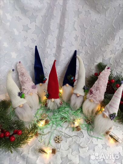 Гном ёлочная игрушка новогодний подарок
