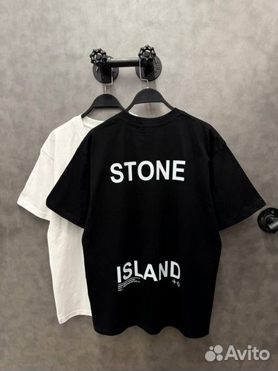 Stone island футболка оверсайз