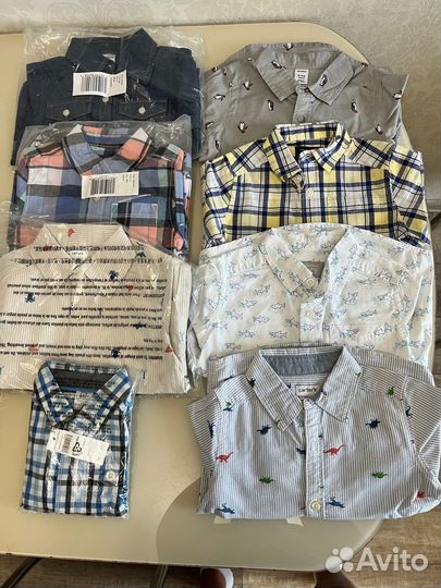 Рубашки новые и б/у все США 12мес-3 года