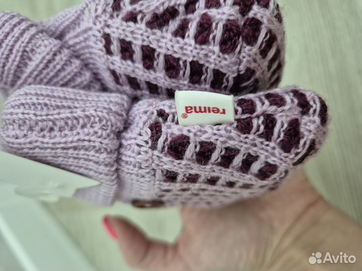 Детская шапка+пинетки reima