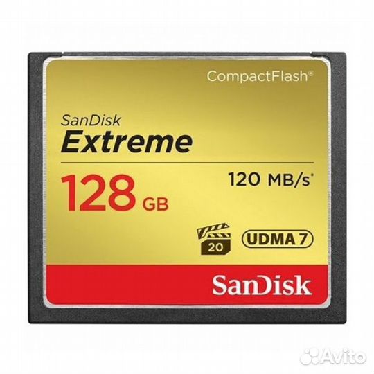 Карта памяти SanDisk CF 128GB