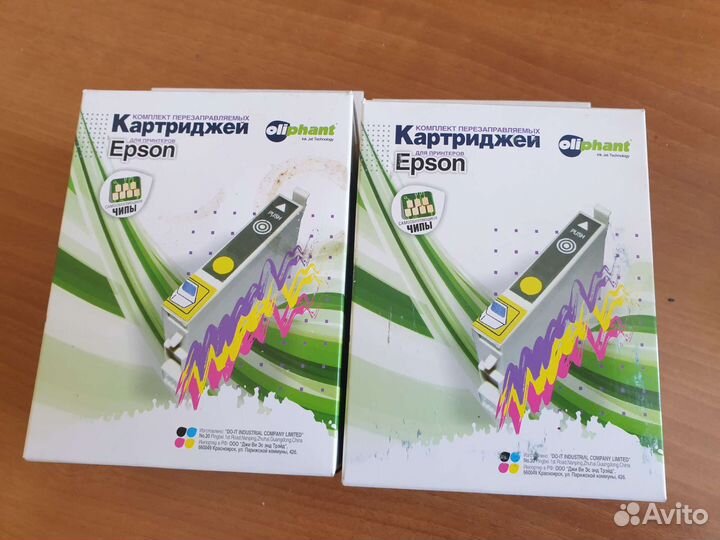 Картриджи HP, epson, canon