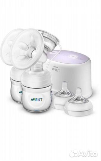 Молокоотсос электрический двойной avent
