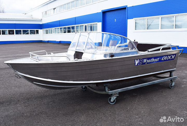Новая алюминиевая лодка Wyatboat 430DCM