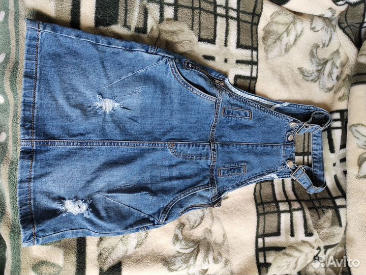 Джинсовый сарафан