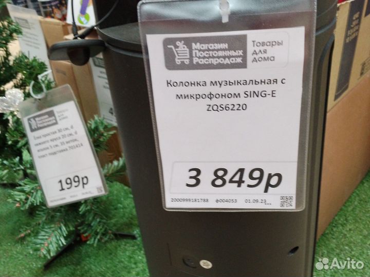 Колонка с микрофоном