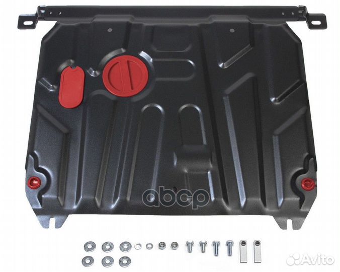 Защита картера и кпп с крепежом hyundai: solari