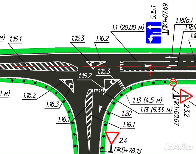 Согласование съездов и примыканий (+проект)