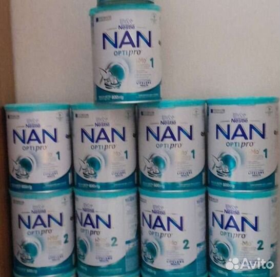 Детская смесь nestogen 3, и нан оптипро