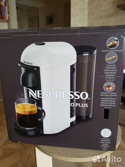 Капсульная кофемашина nespresso vertuo plus