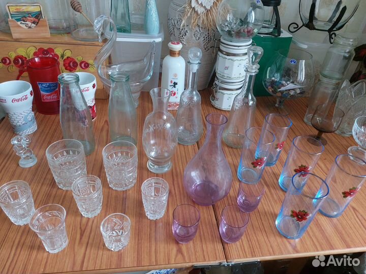 Фужеры, рюмки, бокалы, графины, кружки пивные СССР