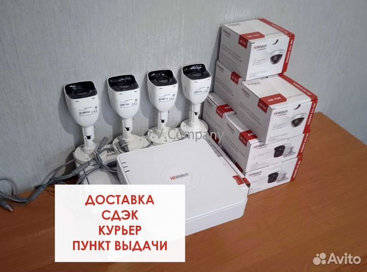 Камера видеонаблюдения. Комплекты. Установка