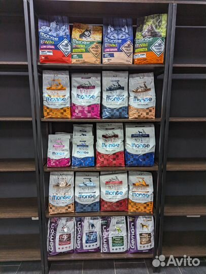 Корм Monge, Gemon для кошек и собак в ассортименте