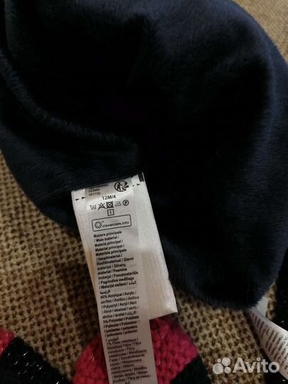 Комплект шапка, снуд, варежки