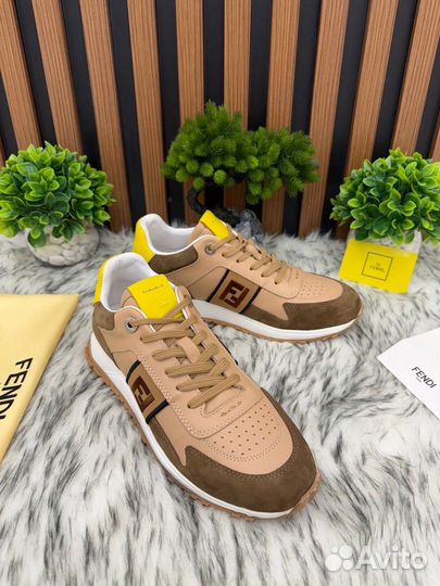 Кроссовки* мужские Fendi