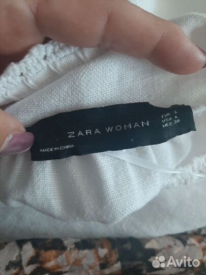 Платье рубашка zara