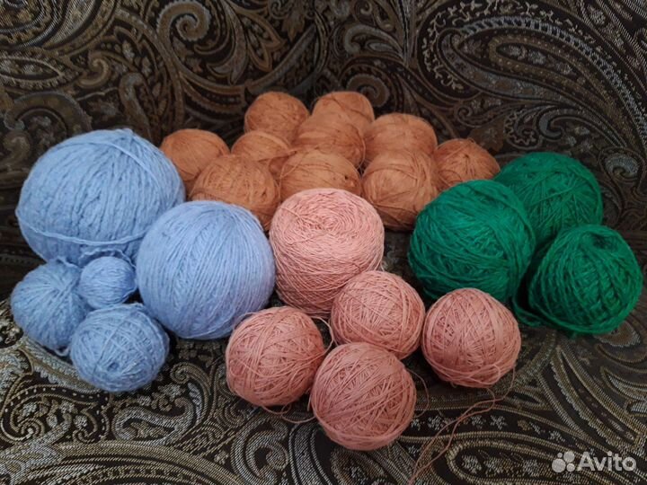 Нитки для вязания и творчества, спицы, крючки