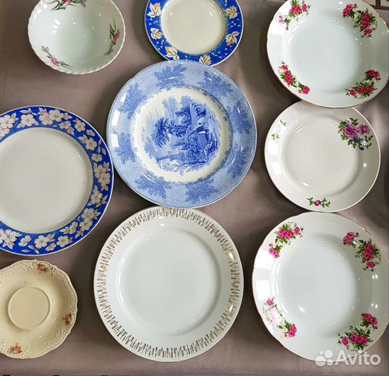 Тарелки СССР много