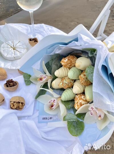 Букет из клубники в шоколаде