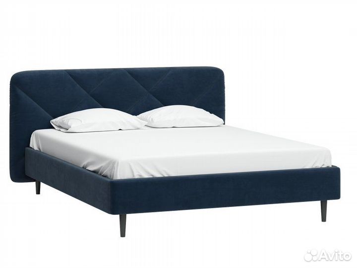 Кровать Весмар 180 Velvet Blue