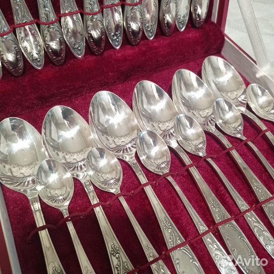 Набор столовых Пламя мельхиор