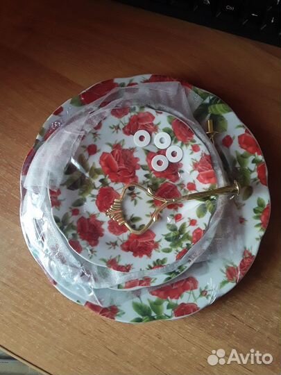 Ваза - этажерка для фруктов 3 яруса новая