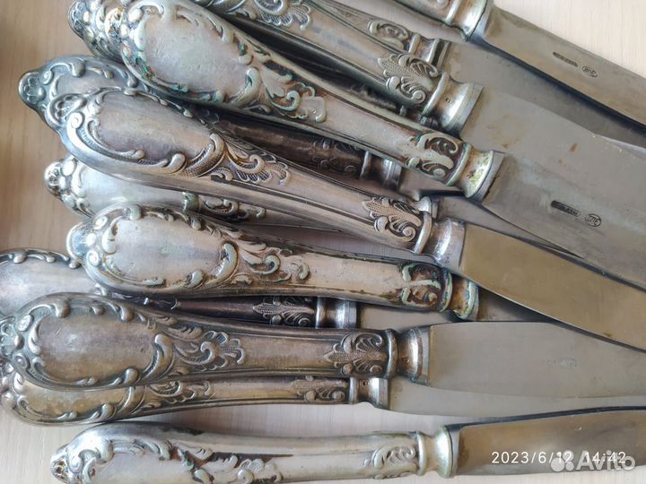 Столовые приборы мельхиор зиш и кольчугино бу