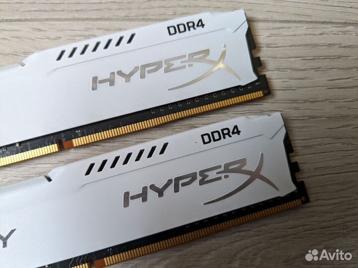 Kingston HyperX Fury White Series DDR4 2x8гб