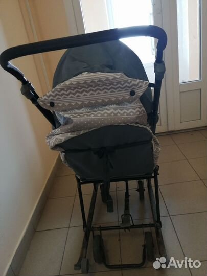 Детские санки коляска бу