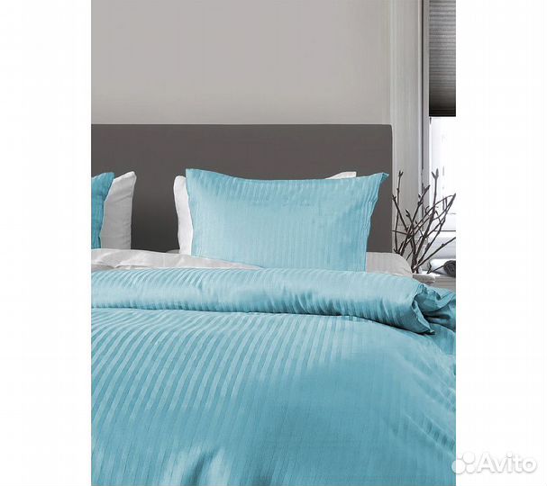 Постельное белье GoodNight Страйп-сатин 1,5 сп. (с