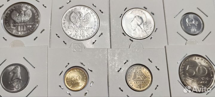 Подборка монет Греции