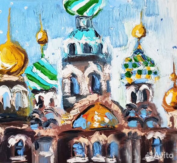 Картина Питер Санкт-Петербург Спас на Крови